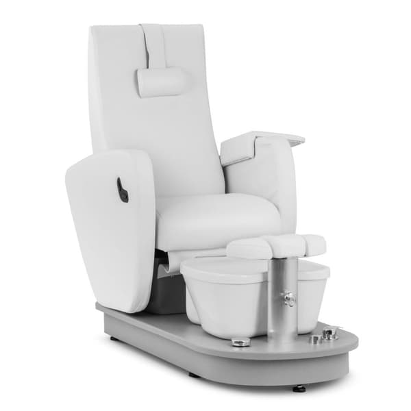 physa - Elektrisk fotvårdsstol - Med fotbad - 115 W - 200 kg - Vit