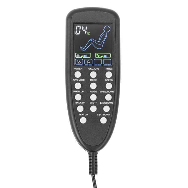 physa - Elektrisk fotvårdsstol - Med fotbadkar och 3 massagefunktioner - 120 W - 200 kg - Brun