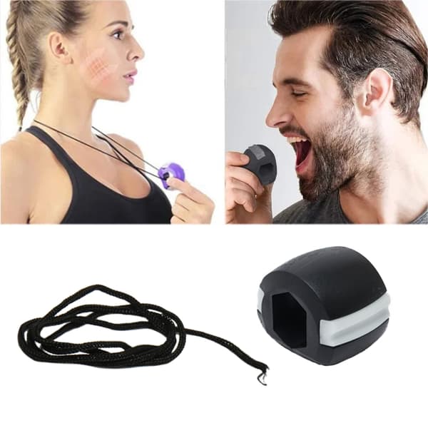 2-kpl Leukakuntoilija / Jawline Exerciser - Treenejä Leukalihaksille