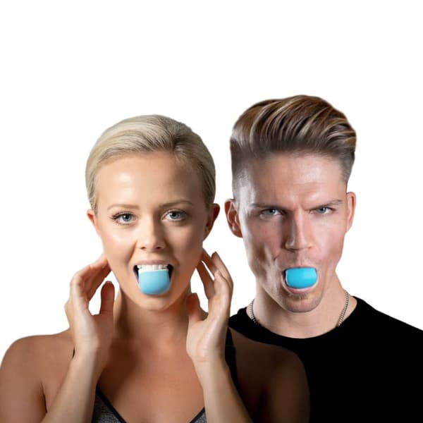 2-kpl Leukakuntoilija / Jawline Exerciser - Treenejä Leukalihaksille