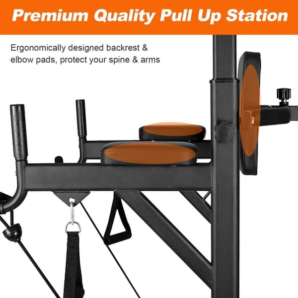 Multi Pull-Up Adjustable Power Tower Workout Station