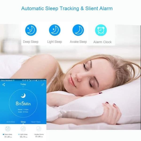 Fitness Tracker, Fitness Tracker Watch Activity med pulsmätare smart klocka waacth 1146