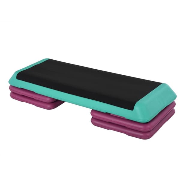 Rootz Step Board - musta, vihreä, violetti - PVC, Pp - 43,3 cm x 15,74 cm x 7,87 cm