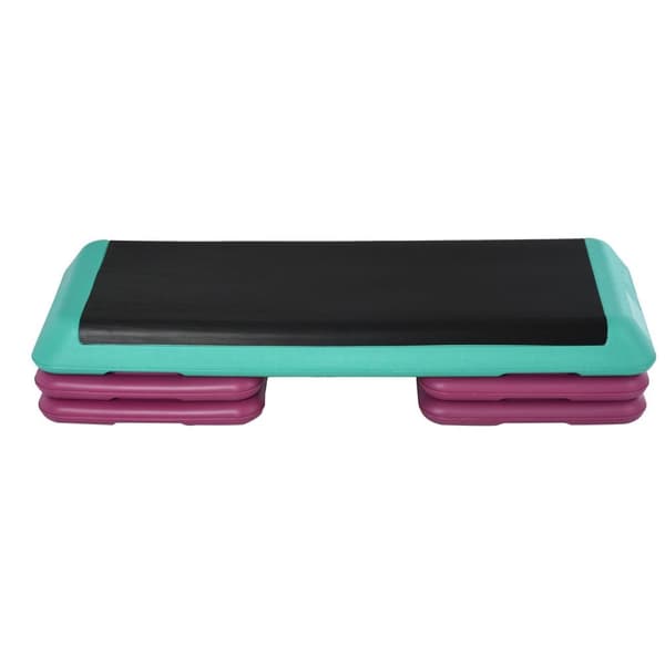 Rootz Step Board - musta, vihreä, violetti - PVC, Pp - 43,3 cm x 15,74 cm x 7,87 cm