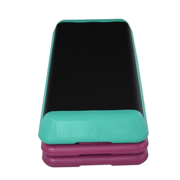 Rootz Step Board - musta, vihreä, violetti - PVC, Pp - 43,3 cm x 15,74 cm x 7,87 cm