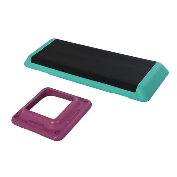 Rootz Step Board - musta, vihreä, violetti - PVC, Pp - 43,3 cm x 15,74 cm x 7,87 cm