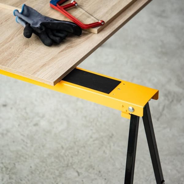 Rootz arbetsbock - orange, svart - stål - 39,17 cm x 19,68 cm x 30,7 cm