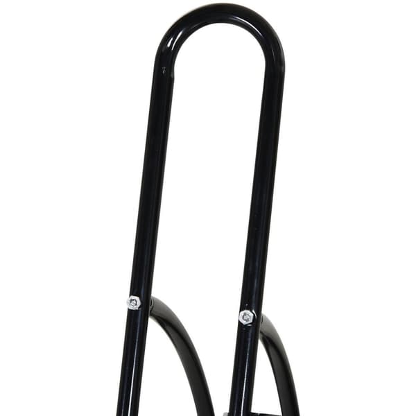 Rootzin yleispyöräteline - musta - metalli - 23,62 cm x 21,25 cm x 22,44 cm