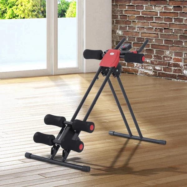Rootz Magtränare - Tränare - Ryggtränare - Muskeltränare - Svart - 90 X 54 X 93 cm (LXBXH)