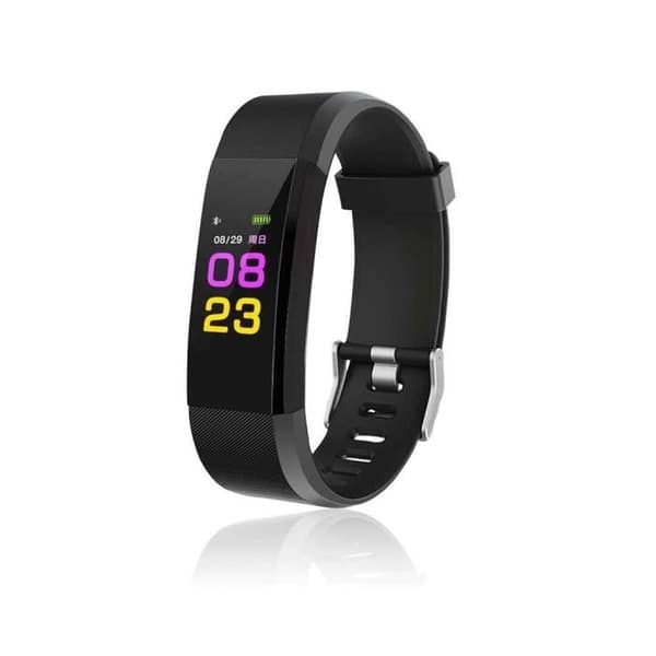 Tracker Multifunktionell - Svart - Pulsmonitor - Inbyggd GPS - USB-uppladdningsbar - Unisex