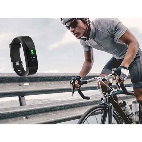 Fitness Tracker Bluetooth Connected Armband - Svart - Hälsoövervakning - Android-kompatibilitet