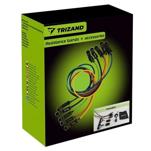 5-Pack - Träningsband / Gummiband - Motståndsband - Träning Band