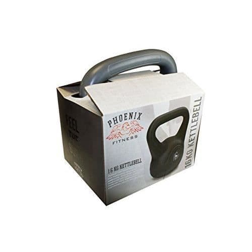 Phoenix Fitness Kettle Bell Unisex, Grå, 16 kg - RY972