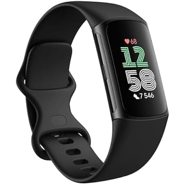 Aktivitetsarmband - FITBIT by Google Charge 6 med 6 månaders abonnemang på Fitbit Premium ingår - Svart Svart