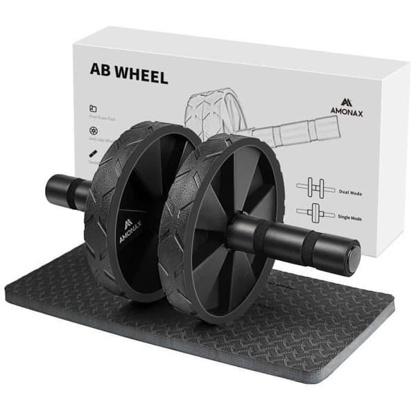 Cabriolet bukhjul - AMONAX - AB Rullhjul - Fitness - Blandat - Svart