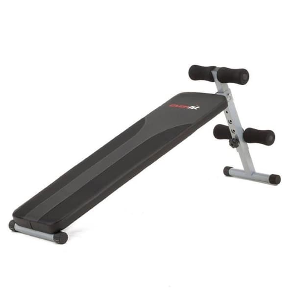EVERFIT WBK-100 Abs Bench - Svart och grå - Fällbar - Foam rollers