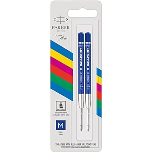 1 x 2 lådor för bolígrafo Parker Quinkflow Basic Azul