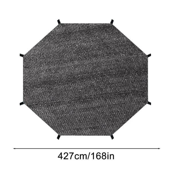 Trampolin Solskyddsnät, 14FT Diameter, Idealisk för Solskydd,14FT 8
