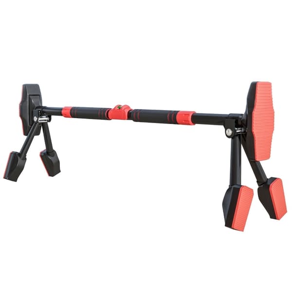 Rootz Justerbar Pull-Up Bar - Dørrammestang - Hjemmegymnastikudstyr - Waterpasindikator - 79-98 cm x 7,5 cm x 15 cm