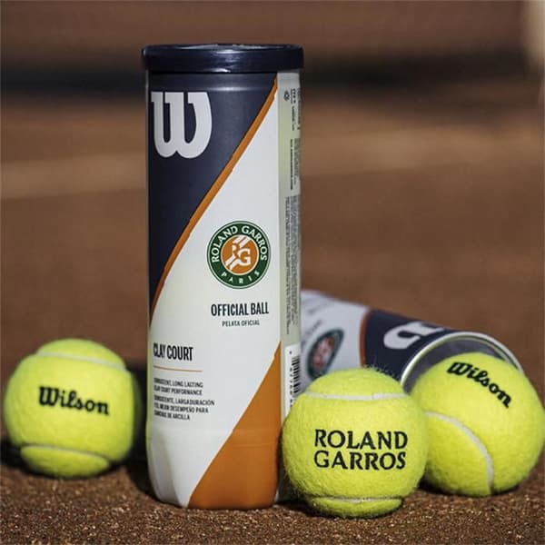 Pelotas de tenis x3 bolas Wilson Roland Garros oficial
