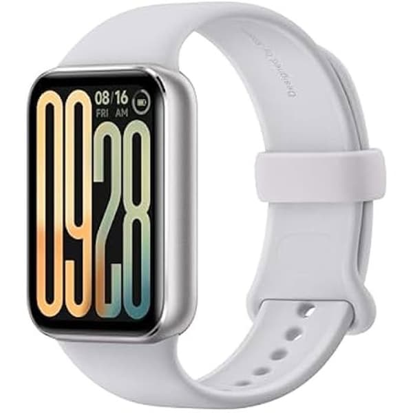 Ansluten klocka - XIAOMI - Smart Band 9 Pro - Sömnspårning - Puls - Integrerad GPS Silver