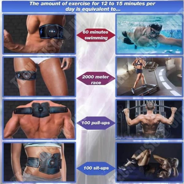 TD® Fitness smarta magmuskler fitnessutrustning EMS buken fitness lata maskin hem fitnessutrustning