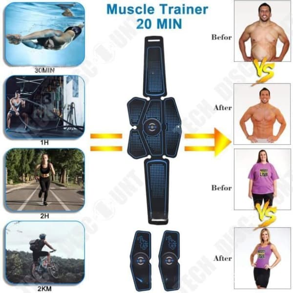 TD® Fitness smarta magmuskler fitnessutrustning EMS buken fitness lata maskin hem fitnessutrustning