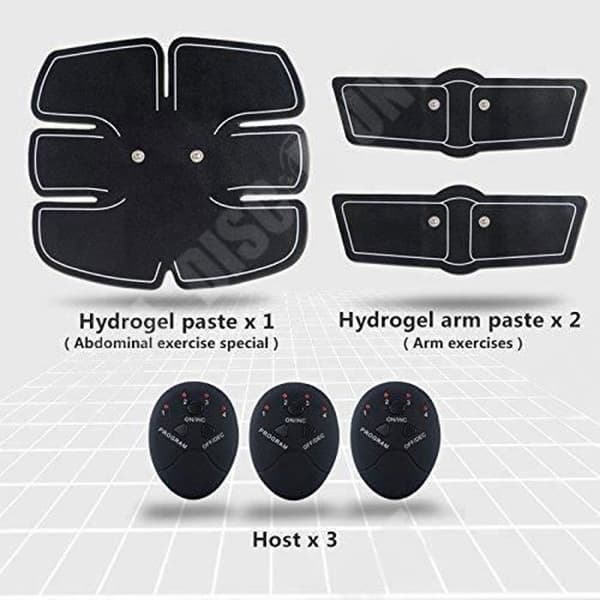 TD® Electrostimulator - Magmuskeltränare Armar Lår Magbälte Fitness Device - Multifunktionell