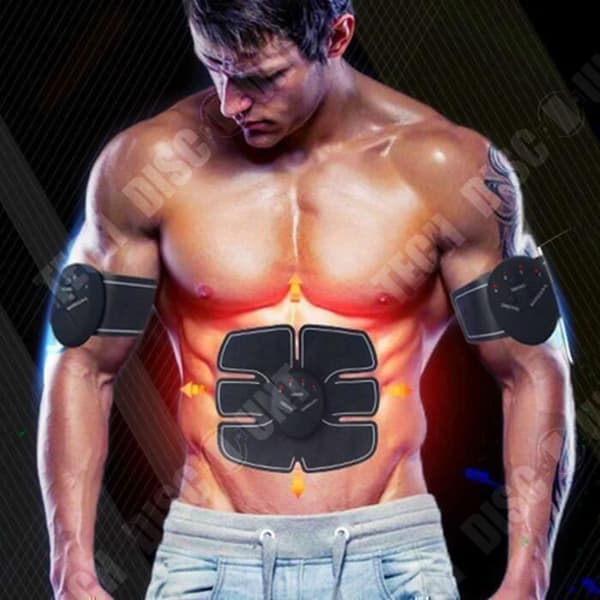 TD® Electrostimulator - Magmuskeltränare Armar Lår Magbälte Fitness Device - Multifunktionell