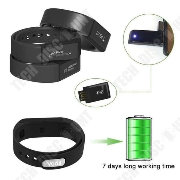 TD® Sport Smartband 0,91 tum OLED I5 plus anslutet armband Sport Smartband Aktivitetsspårare Fitness Stegräknarmeddelande