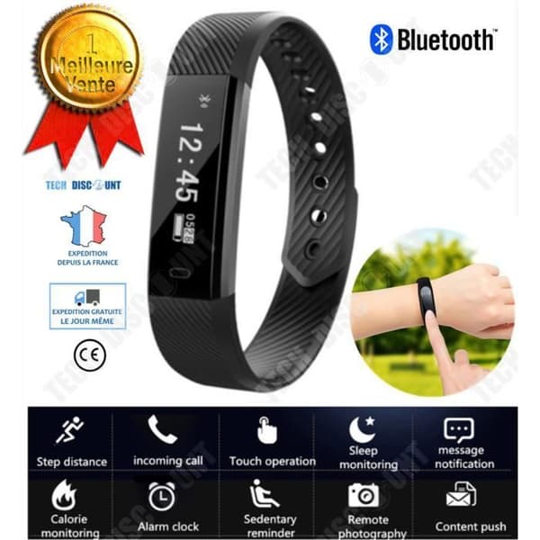 TD® Smart Armband 0,86 tum Vattentåligt Armband Stegräknare Armband