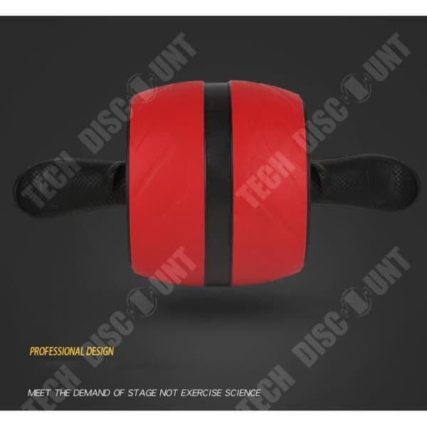 TD® Abdominal Exerciser - för sport hemma (röd + svart) - REN