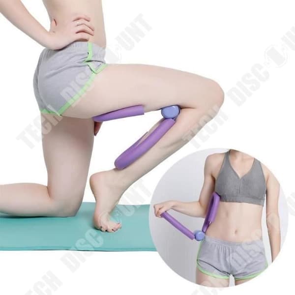 TD® PVC Lårtränare Hemgym Sport Lår Master Ben Muskel Arm Bröstta - Modell: Grå