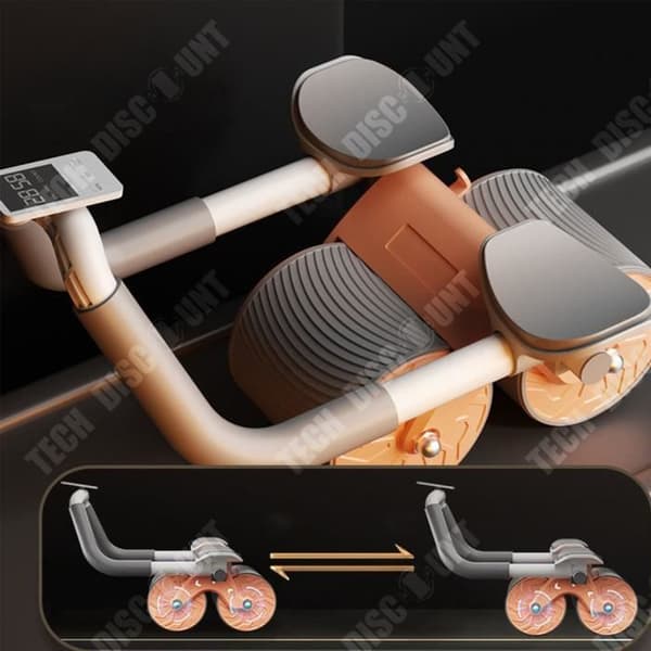 TD® Plank Wheel Autorebound Magträning Magträning Plank träningsutrustning Curls Starka fjädrar