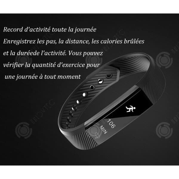 INN sport smart vattentätt pulstest, stegräknare, sömnhälsa och stillasittande övervakning presentarmband