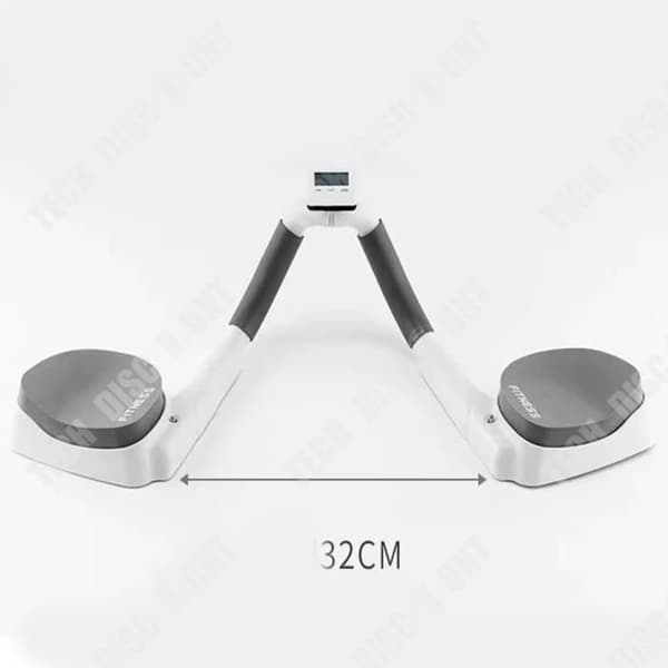 TD® Home platt stödtränare manlig och kvinnlig bodybuilding buken core träning justerbar vinkel LCD-skärm timer