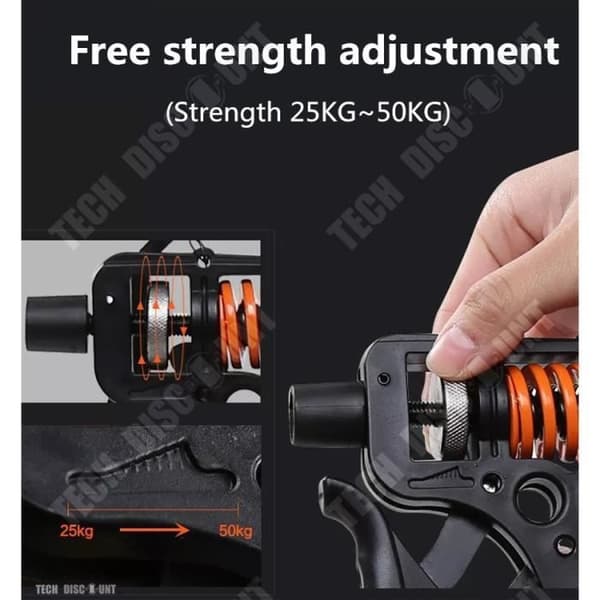 TD® Justerbar Grip Device, Fitness Utrustning, Extended Grip Finger Rehabilitation Fitness Utrustning