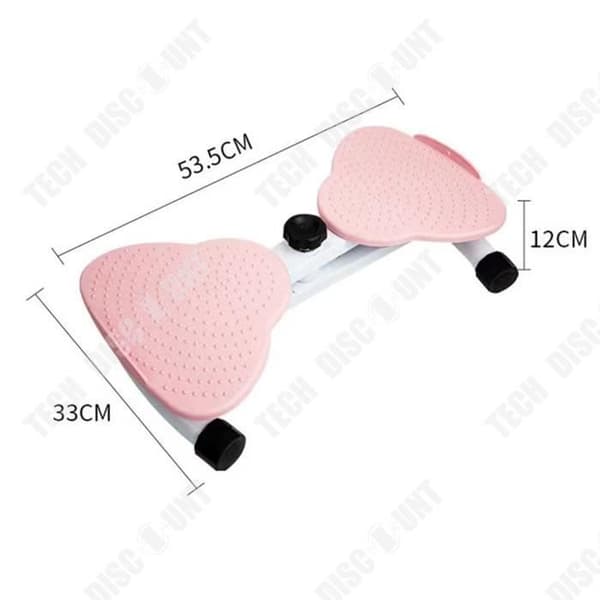 TD® Home mute dubbel pedal dubbelaxel rebound bälte dragrep roterande midja vridmaskin fitness midja vridplatta