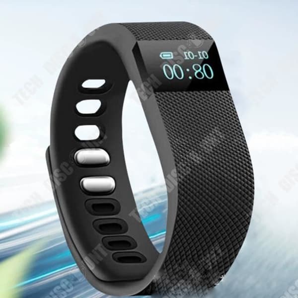 TD® TW64 Smart Armband Metallspänne Silikonarmband Bluetooth Core Charge Clip-on Sports Health Armband