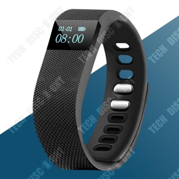 TD® TW64 Smart Armband Metallspänne Silikonarmband Bluetooth Core Charge Clip-on Sports Health Armband