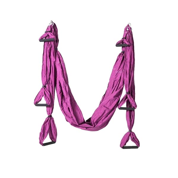 Anti-Gravity Yoga Hængekøje, Justerbar Højde, Multifunktionelt Design,LILLA