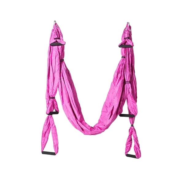 Anti-Gravity Yoga Hængekøje, Justerbar Højde, Multifunktionelt Design,rosa