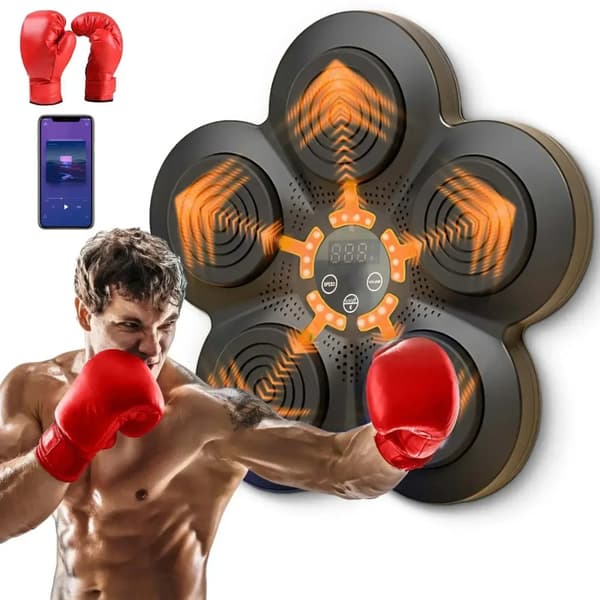 Smart Musik Bokse Maskine, Bluetooth Forbindelse, Holdbar ABS Konstruktion,1 Par Voksen Handsker-a