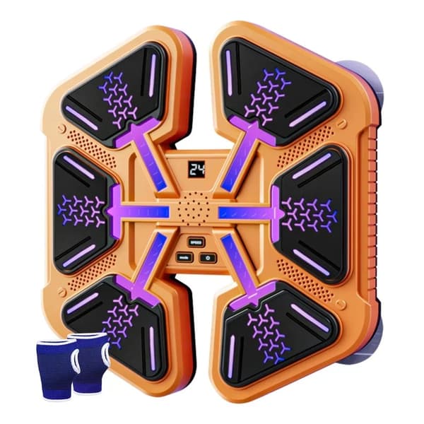 Musik Boxningsmaskin, Justerbar Hastighet, Bluetooth-anslutning,Orange