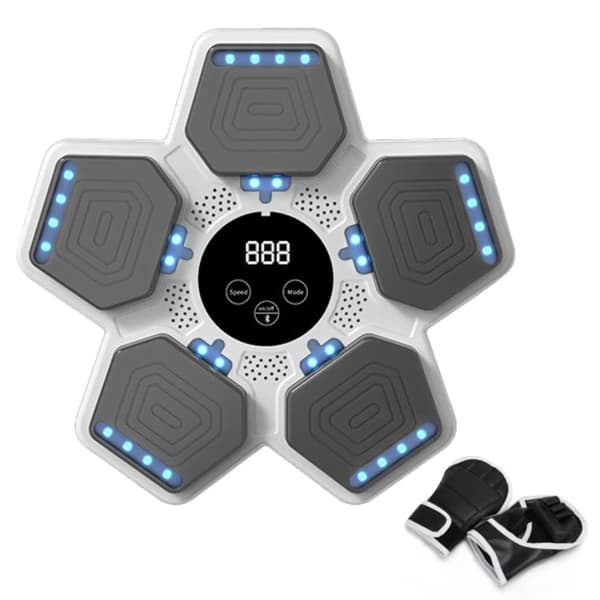 Nyrkkeilyvalmentaja, Elektroninen Vastausj�rjestelm�, Bluetooth-kaiutin, Valkoinen 2Set K�sineill�