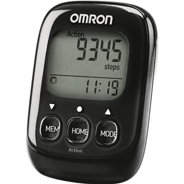 Stegräknare - Omron - HJ325-EBK - Stegspårning - Kaloriberäkning - Energisparläge