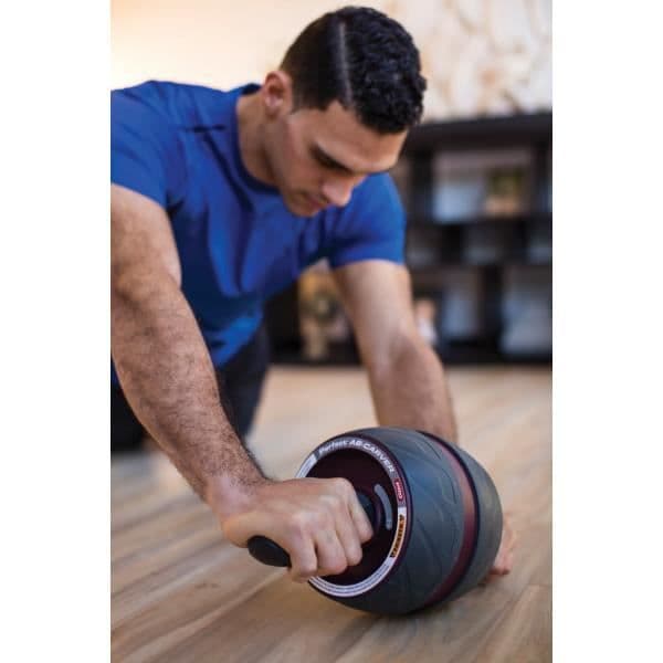 Ab Carver Pro Ab Wheel från Perfect Fitness, skulpterar bekvämt arm-, axel-, bröst- och magmuskler