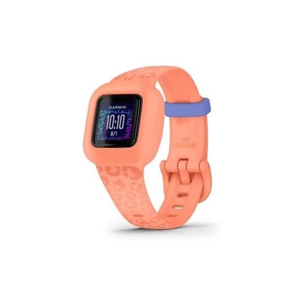 GARMIN - VIVOFIT JR3 Kids Activity Tracker - Leopard Peach Persika