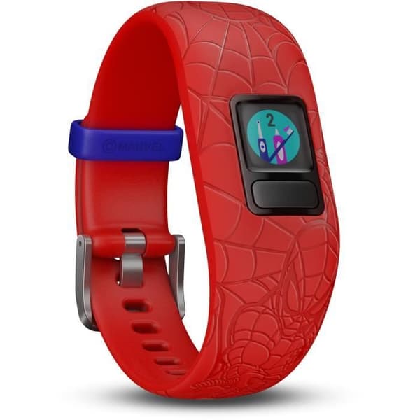 GARMIN Vivofit Junior 2 Spiderman - Aktivitetsspårare - Barnpojke - Svart