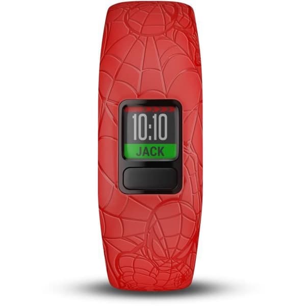 GARMIN Vivofit Junior 2 Spiderman - Aktivitetsspårare - Barnpojke - Svart